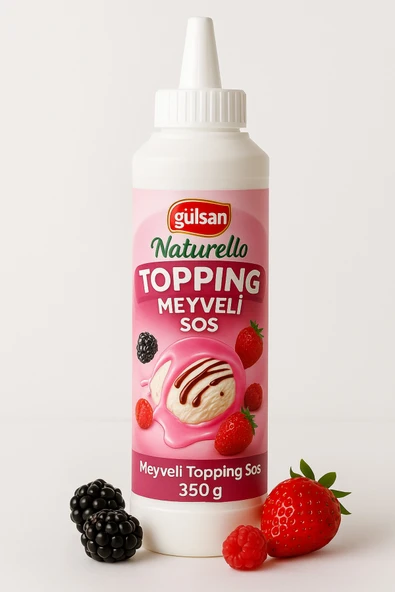 Gülsan Naturello Meyve Aromalı Sos 350 g | Tatlı, Waffle, Dondurma ürün görseli 1