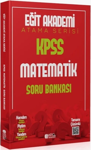 KPSS Matematik Atama Serisi Soru Bankası Eğit Akademi ürün görseli 1