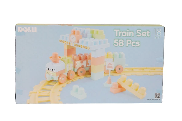 5221 OYUNCAK TREN SET 58 PARÇA - Resim 2