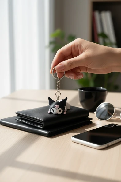 Kuromi Figürlü Hareketli Anahtarlık ürün görseli 1