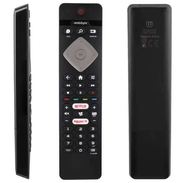 Philips 43PUS6504/62 Ambilight Netflix-Rakuten Tv Tuşlu Led Tv Kumandası ürün görseli 1