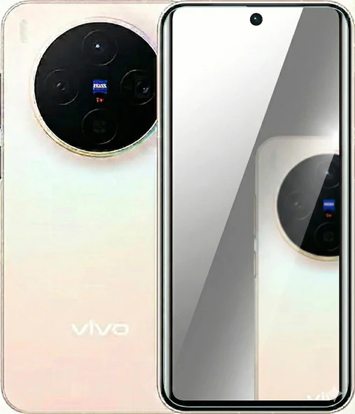 Vivo X300 5G ile Uyumlu Ayna (Mirror) 9H Kırılmaz Nano Ekran Koruyucu | Ekran Kapalıyken Ayna ürün görseli 1