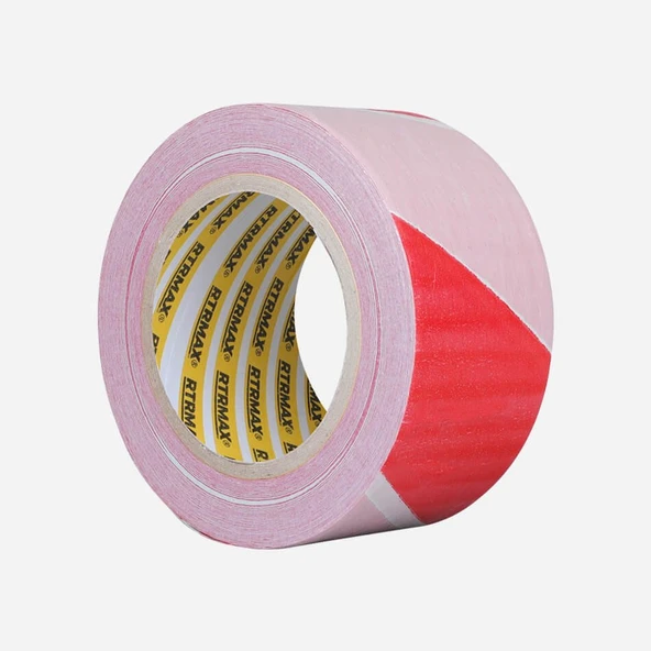 RNU201 Emniyet İkaz Bandı Kırmızı-Beyaz / 60 mm x 180 mt ürün görseli 1