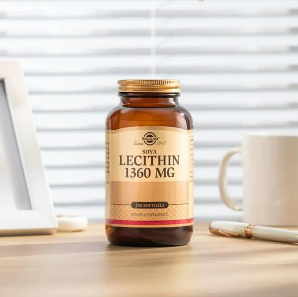 Solgar Lecithin 1360 Mg 100 Kapsül - Resim 3
