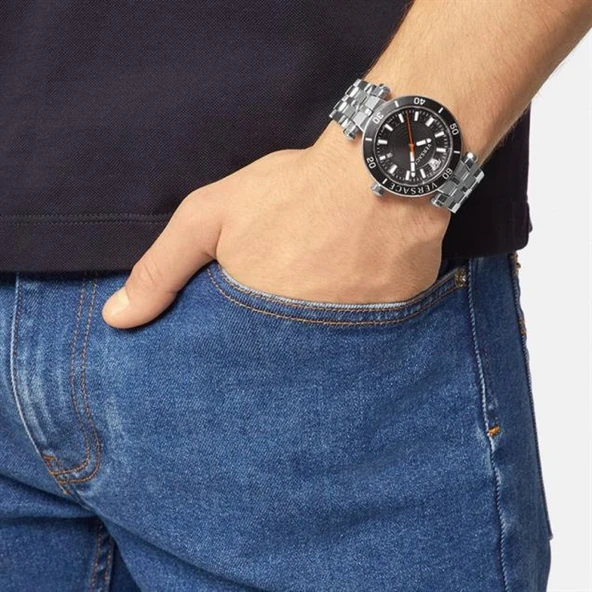 Versace VRSCVEZ300321 Erkek Kol Saati - Resim 3