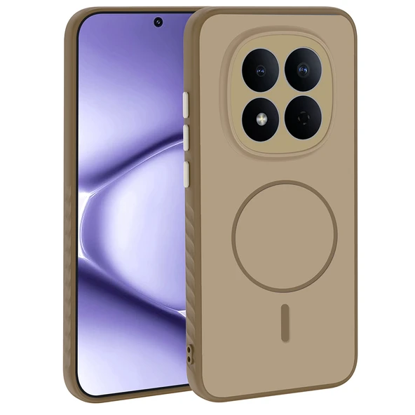 Redmi Note 15 Pro 4G Kılıf Magsafe Şarj Özellikli Lüx Tea Kapak ürün görseli 1