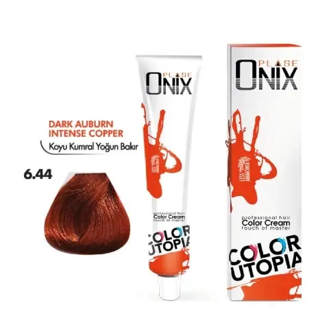 Morfose Onix Tüp Saç Boyası 6.44 Koyu Kumral Yoğun Bakır 60 ml ürün görseli 1