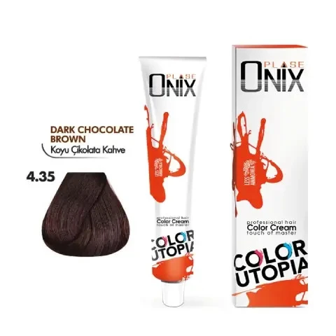 Morfose Onix Tüp Saç Boyası 4.35 Koyu Çikolata Kahve 60 ml ürün görseli 1