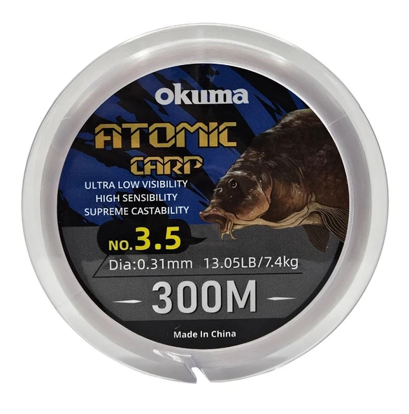 Okuma Atomic Carp Nylon Clear Color 300m Misina - Resim 11