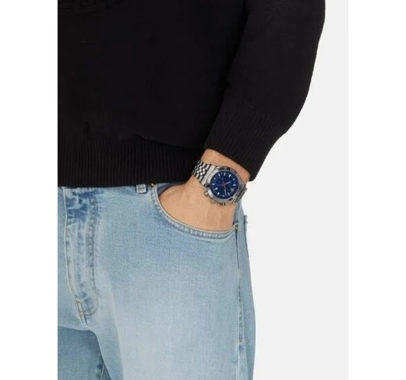 Versace VRSCVE2U00722 Erkek Kol Saati - Resim 4