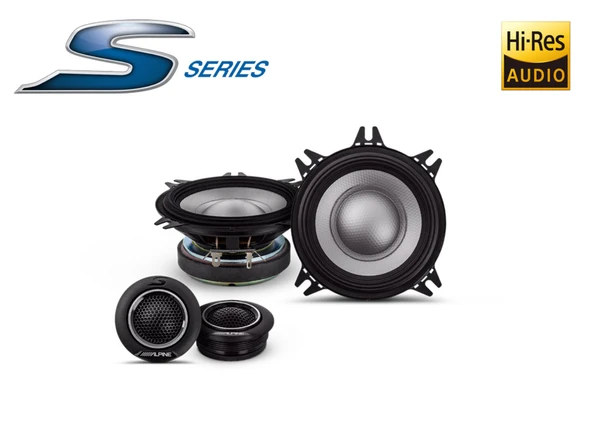 Alpine S2-S40C 10cm Komponent 2 Yollu Hoparlör ürün görseli 1