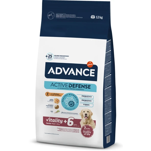 Advance Senior Maxi Tavuklu Büyük Irk Yaşlı Köpek Maması 12 Kg ürün görseli 1