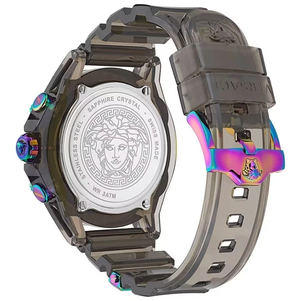 Versace VRSCVEZ701022 Unisex Kol Saati - Resim 3