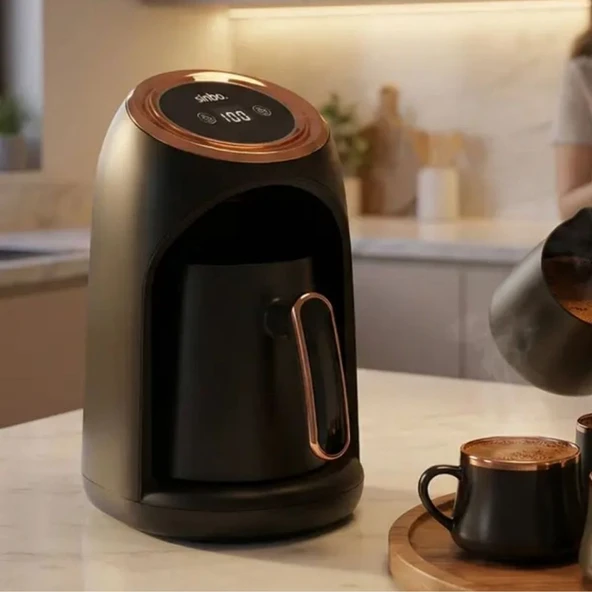 SCM-2990 Otomatik Türk Kahve Makinesi Rose Gold Renk ürün görseli 1