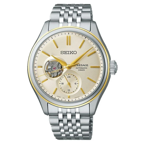 Seiko Presage Classic Series - "Shiro-iro" Open Heart SPB480J Otomatik Erkek Kol Saati ürün görseli 1