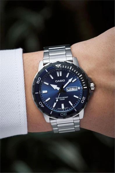 Casio MTD-125D-2A1VDF Erkek Kol Saati - Resim 2