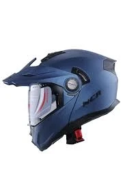 KASK ÇENE AÇILIR VİZÖRLÜ 165 ECE BELGELİ - METALİK MAVİ MAVİ ürün görseli 1