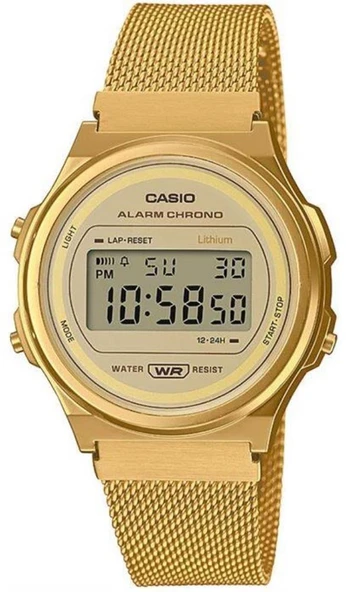 Casio Retro A171WEMG-9ADF Erkek Kol Saati - Resim 2