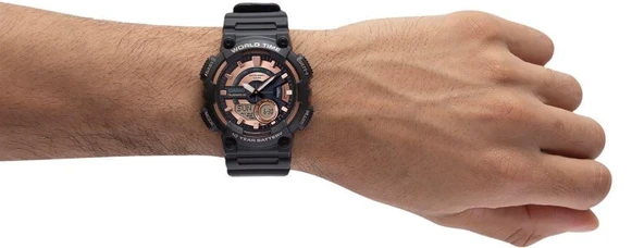 Casio Digital Aeq-110w-1a3vdf Erkek Kol Saati - Resim 4