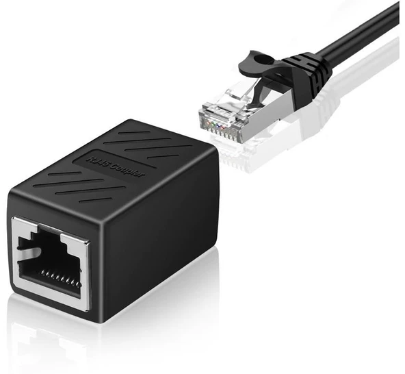 4608 Cat5 6 Dişi Kablo Ekleyici Uzatma Uzatıcı Rj45 Ek Birleştirici Ara Adsl Gigabit ürün görseli 1