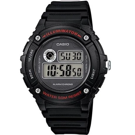 Casio Digital W-216H-1AVDF Erkek Kol Saati ürün görseli 1