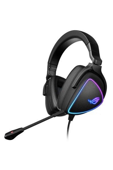 ASUS ROG Delta S RGB USB-C 7.1 Surround Kablolu Siyah Gaming (Oyuncu) Kulaklık ürün görseli 1