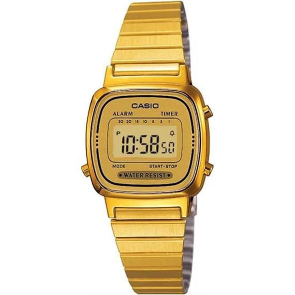 Casio Retro LA670WGA-9DF Kadın Kol Saati ürün görseli 1