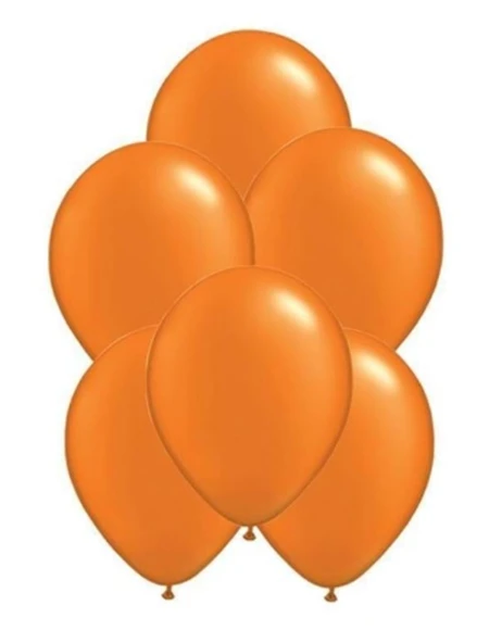 Balon Açık Turuncu Balon - 10 adet ürün görseli 1