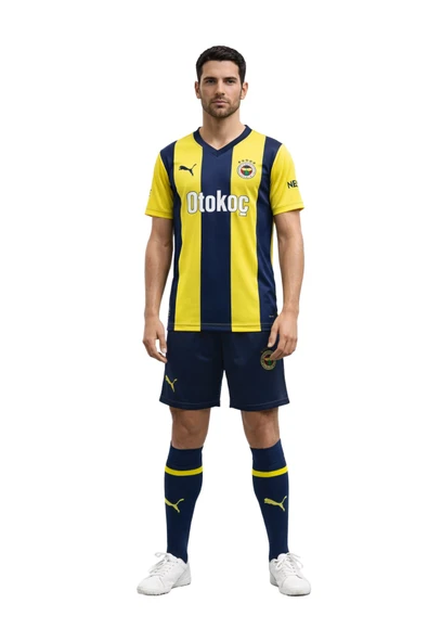 FENERBAHÇE LİSANSLI YETİŞKİN FORMA-ŞORT-ÇORAP SETİ ürün görseli 1