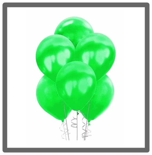 Balon Açık Yeşil Balon - 10 adet ürün görseli 1