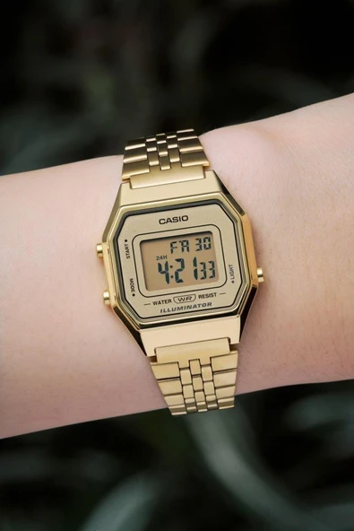 Casio Retro LA680WGA-9DF Kadın Kol Saati - Resim 3