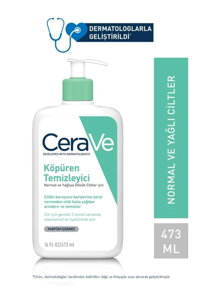 Cerave Foaming Cleanser 473 Ml ürün görseli 1