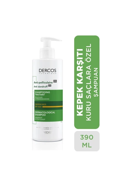 Vichy Dercos Antipel Sec Şampuan 390 Ml ürün görseli 1