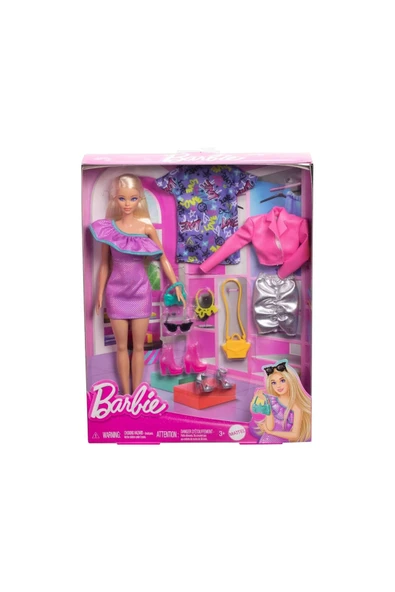 Barbie Moda Bebek Kıyafet ve Aksesuarları HYT61 ürün görseli 1