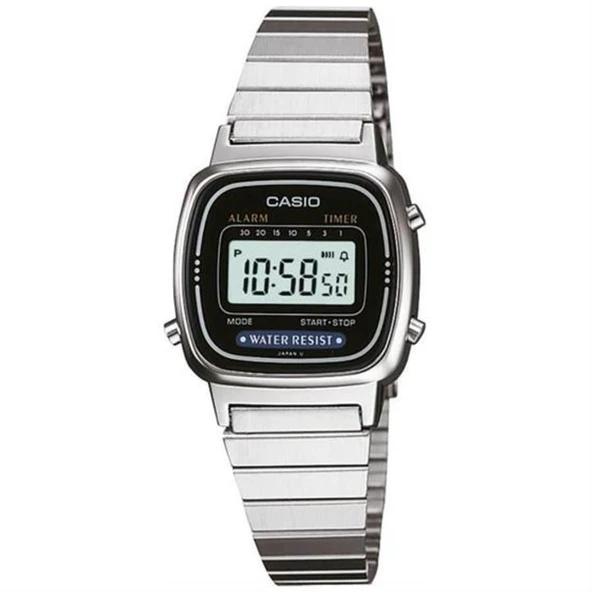 Casio Retro LA670WA-1DF Kadın Kol Saati ürün görseli 1