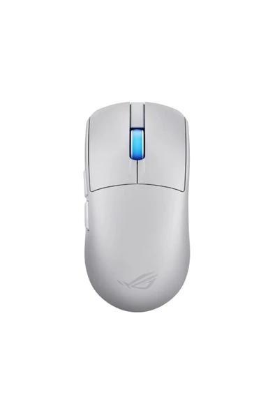 Asus ROG Harpe II Ace Beyaz Şarjlı Optik Kablolu/Kablosuz Oyuncu Mouse Teşhir ürün görseli 1