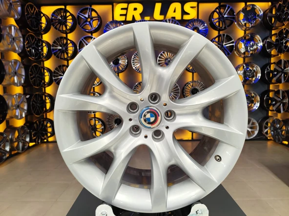 4 Adet BMW ORIJINAL 8-9*19 5*120 ET18 72.6 SILVER JANT REVİZE EDİLMİŞ (Takım) ürün görseli 1