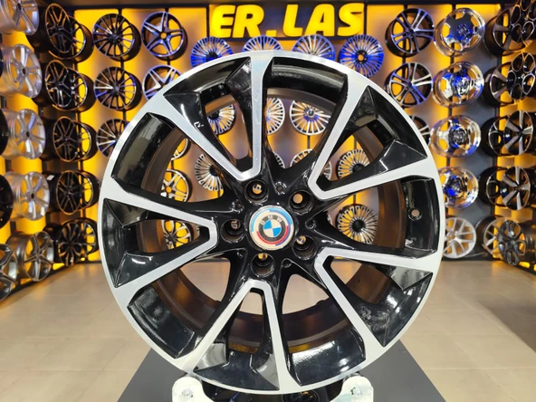 4 Adet BMW ORIJINAL 9*19 5*120 ET48 72.6 BLACK MACK JANT REVİZE EDİLMİŞ (Takım) ürün görseli 1