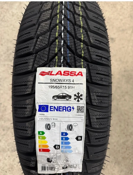 LASSA / 195/65R15 (SNOWAYS 4) 2025 KIŞ LASTİĞİ ürün görseli 1