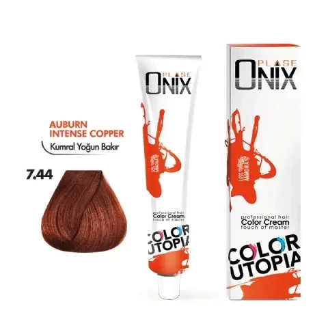Morfose Onix Tüp Saç Boyası 7.44 Kumral Yoğun Bakır 60 ml ürün görseli 1