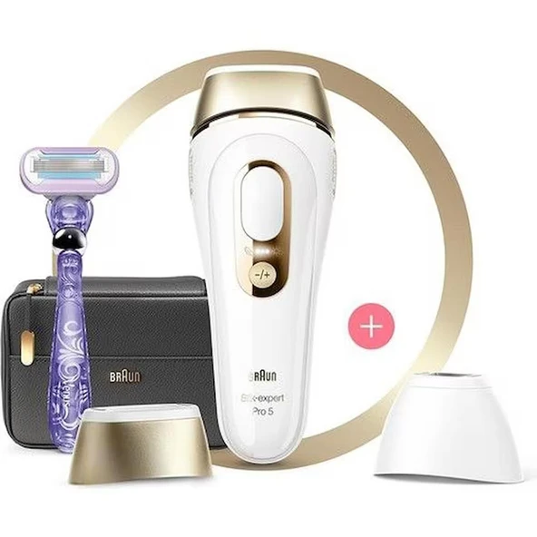 Braun Silk Expert Pro 5 PL5147 IPL + Tasarım Çanta Lazer Epilasyon Aleti ürün görseli 1