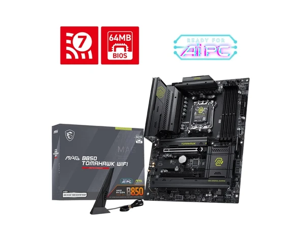 PTTAVM: AMD Ryzen 7 7800X3D 4.2 GHz AM5 96 MB Cache 120 W İşlemci