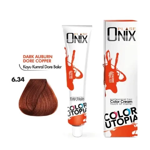 Morfose Onix Tüp Saç Boyası 6.34 Koyu Kumral Dore Bakır 60 ml ürün görseli 1
