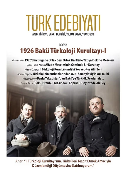 Türk Edebiyatı Dergi 628.Sayı Şubat 2026 ürün görseli 1