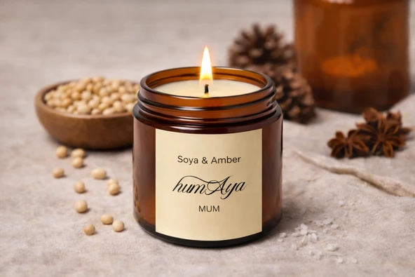 Humayra Soya&Amber Kokulu Mum 100 Ml ürün görseli 1