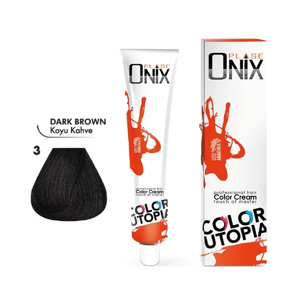 Morfose Onix Saç Boyası 3 Koyu Kahve 60 ml ürün görseli 1
