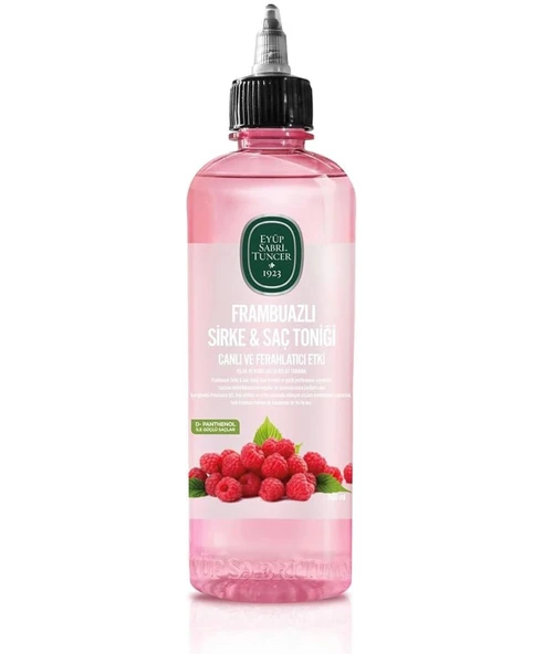 FRAMBUAZLI SİRKE VE SAÇ TONİĞİ KEPEĞE KARŞI PARABEN/GLUTEN İÇERMEZ 500 ML ürün görseli 1