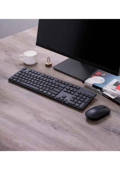 Xiaomi Wireless Kablosuz Klavye ve Mouse Seti 2 Siyah - Resim 4