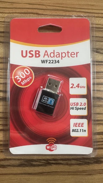 USB WİFİ ADAPTÖR ALICI 300 MBPS ürün görseli 1