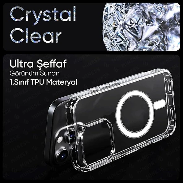 Abatech iPhone 12 Pro Max Magsafe Telefon Kılıfı - Resim 3